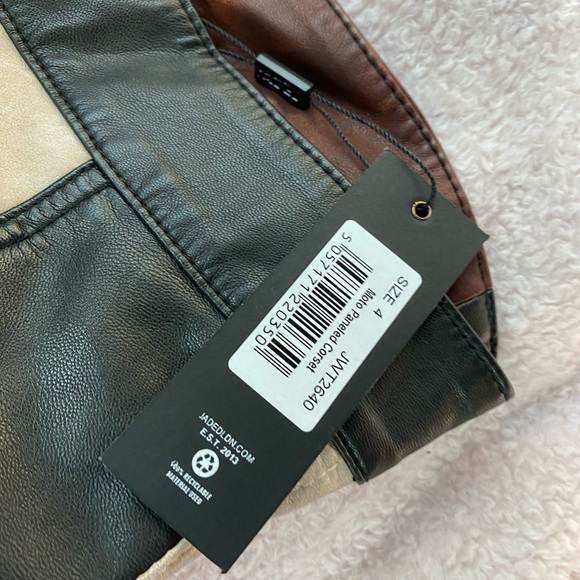 LEATHER CORSET TOP - Picture 7 of 8